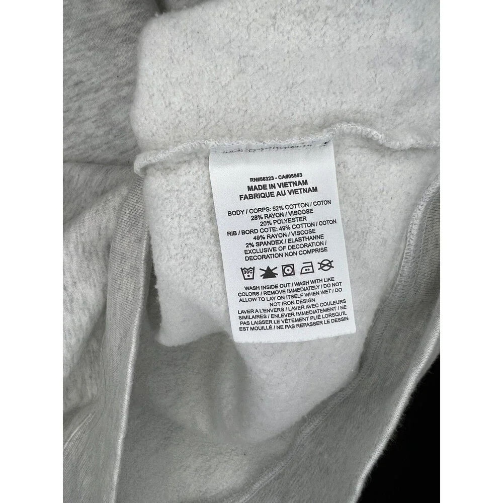 Nike Sportswear Pullover sweatshirt BV2662-100 light gray Black logo size Men XL - Picture 4 of 7